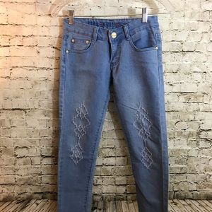 Bullet Blues Embellished Skinny Jeans 26x25